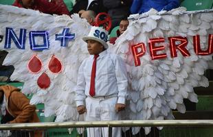 Torcedores do Peru e Brasil fizeram bonita festa no Chile para a estreia das selees na Copa Amrica
