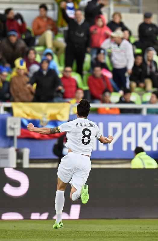 Fotos da vitria da Bolvia sobre o Equador por 3 a 2, em jogo vlido pelo Grupo A da Copa Amrica