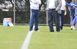 Treinador e presidente do Cruzeiro tiveram longo dilogo na tarde desta tera-feira
