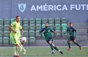 Com gol de armador Tony, reservas do Amrica venceram Villa Nova em jogo-treino disputado no CT Lanna Drumond