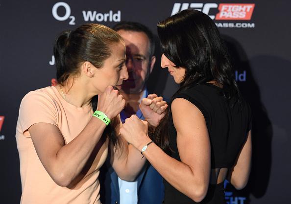 Media Day do UFC Berlim - Joanna Jedrzejczyk e Jessica Penne 