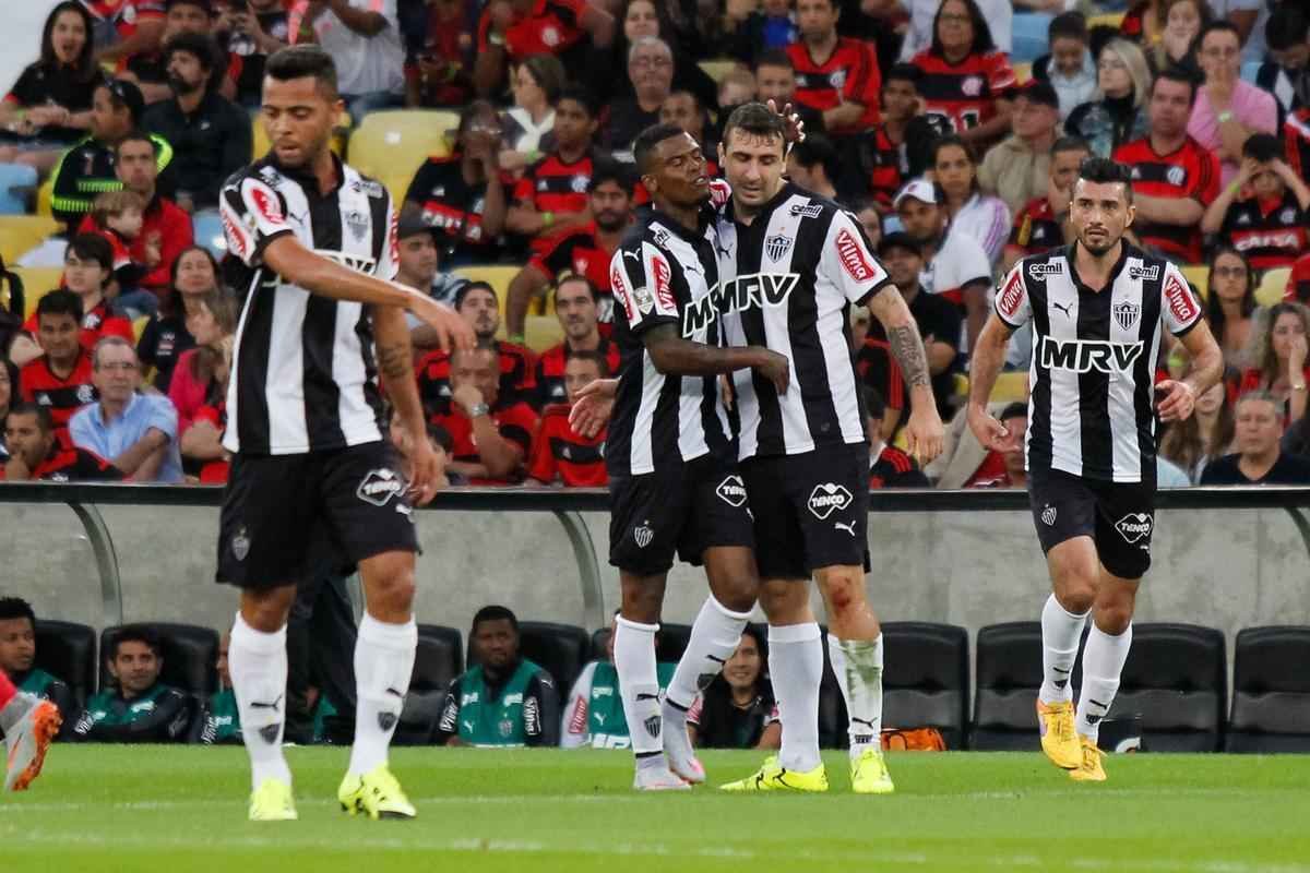 Jogadores atleticanos vibraram muito com a vitria, j que o Galo vinha de uma derrota e um empate no Independncia