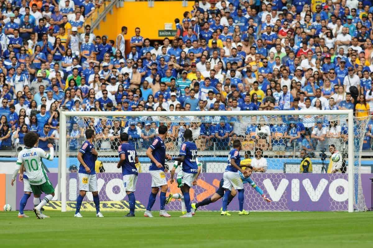 Imagens do jogo entre Cruzeiro e Chapecoense, no Mineiro, pela 8 rodada do Brasileiro