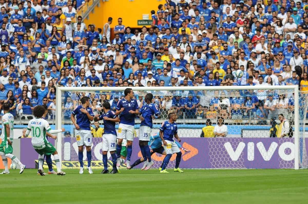 Gol de Camilo, da Chapecoense, em cobrana de falta da intermediria