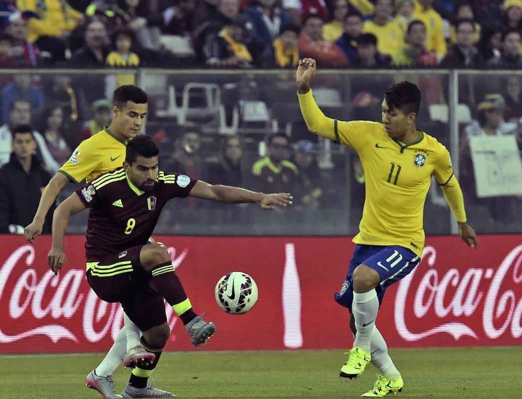 Brasil e Venezuela jogaram pelo Grupo C da Copa Amrica para definir os ltimos classificados para as quartas-de-final da competio