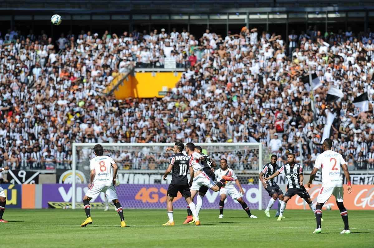 Esta  a estreia atleticana no novo horrio de jogos, s 11 horas da manh