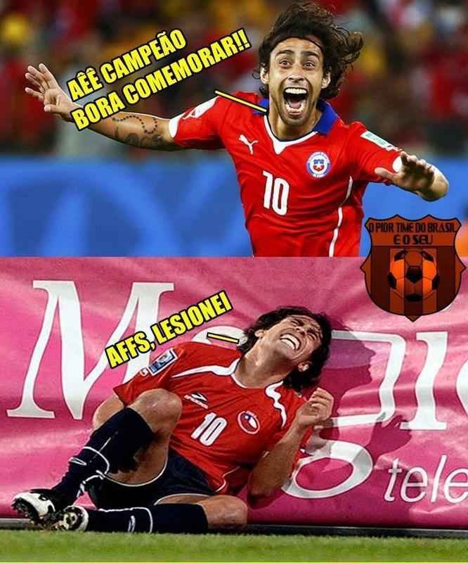 Veja os memes da vitria do Chile sobre a Argentina