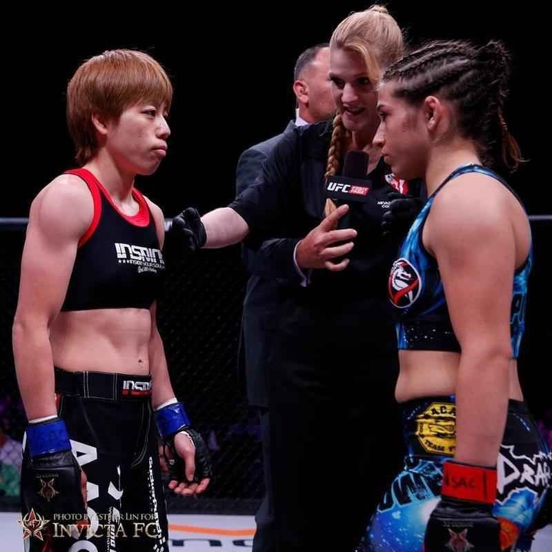 Ayaka Hamasaki venceu Hrica Tibrcio por deciso dividida - pelo cinturo do peso tomo