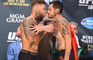 Veja imagens da pesagem e encaradas do UFC 189 - Cody Garbrandt e Henry Briones