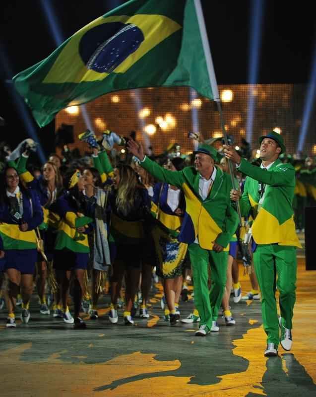 Veja fotos da participao do Time Brasil na abertura do Pan 2015