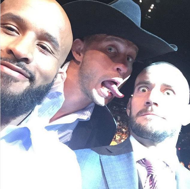 Demetrious JOhnson, Donald Cerrone e CM Punk