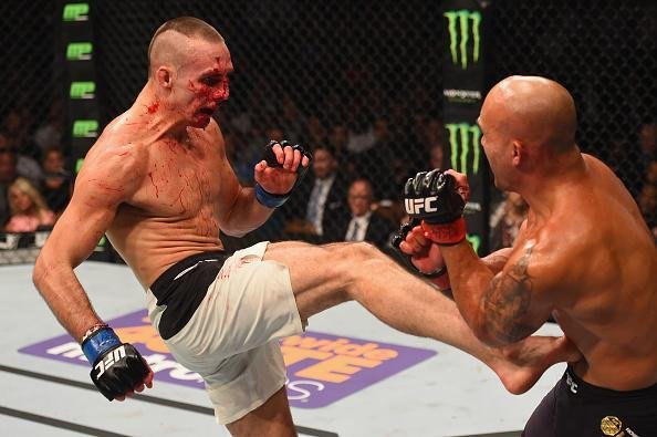 Veja as melhores fotos da batalha entre Robbie Lawler e Rory MacDonald