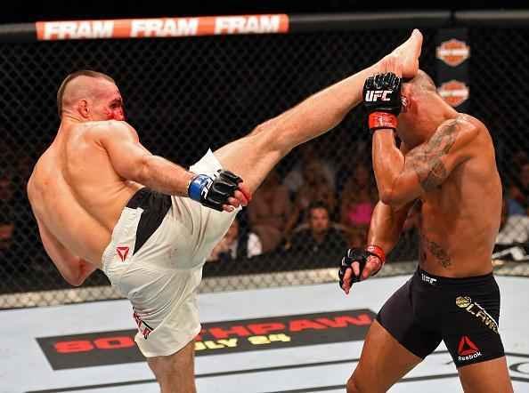 Veja as melhores fotos da batalha entre Robbie Lawler e Rory MacDonald