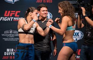 Imagens da pesagem do UFC Fight Night 71, em San Diego - Jssica Andrade x Sarah Moras 