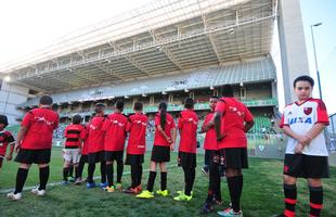 Lance do jogo Desafio das Estrelas entre Atltico e Flamengo, no Independncia, em Belo Horizonte