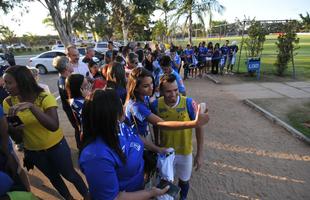 Imagens do treino do Cruzeiro nesta quarta-feira, na Toca da Raposa II, com a participao de Alisson, que entra nos planos de Vanderlei Luxemburgo para o jogo contra o So Paulo no domingo, no Morumbi