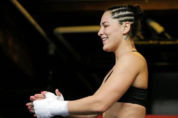 Imagens do treino aberto do UFC em Chicago - Jessica Eye