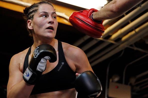 Imagens do treino aberto do UFC em Chicago - Jessica Eye