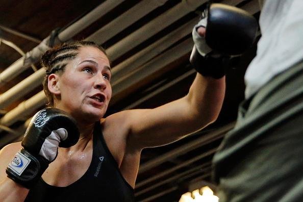 Imagens do treino aberto do UFC em Chicago - Jessica Eye