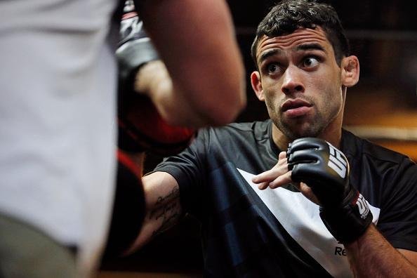 Imagens do treino aberto do UFC em Chicago - Renan Baro