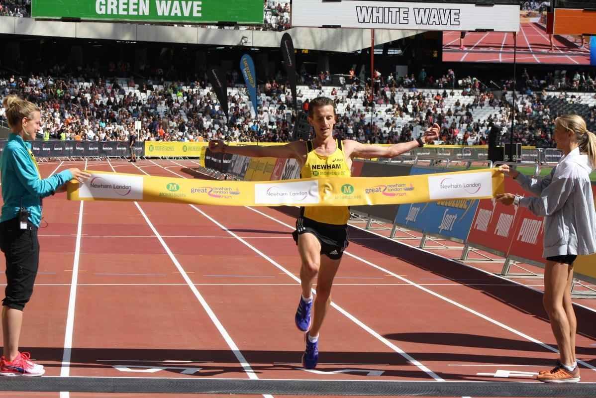 John Battie, vencedor da prova