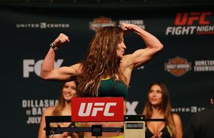 Imagens da pesagem e encaradas do UFC em Chicago - Miesha Tate