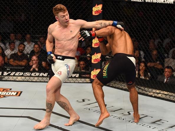 Fotos das lutas e bastidores do UFC em Chicago - Edson Barboza (bermuda preta) derrotou Paul Felder por deciso unnime 