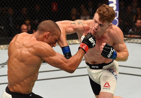 Fotos das lutas e bastidores do UFC em Chicago - Edson Barboza (bermuda preta) derrotou Paul Felder por deciso unnime 