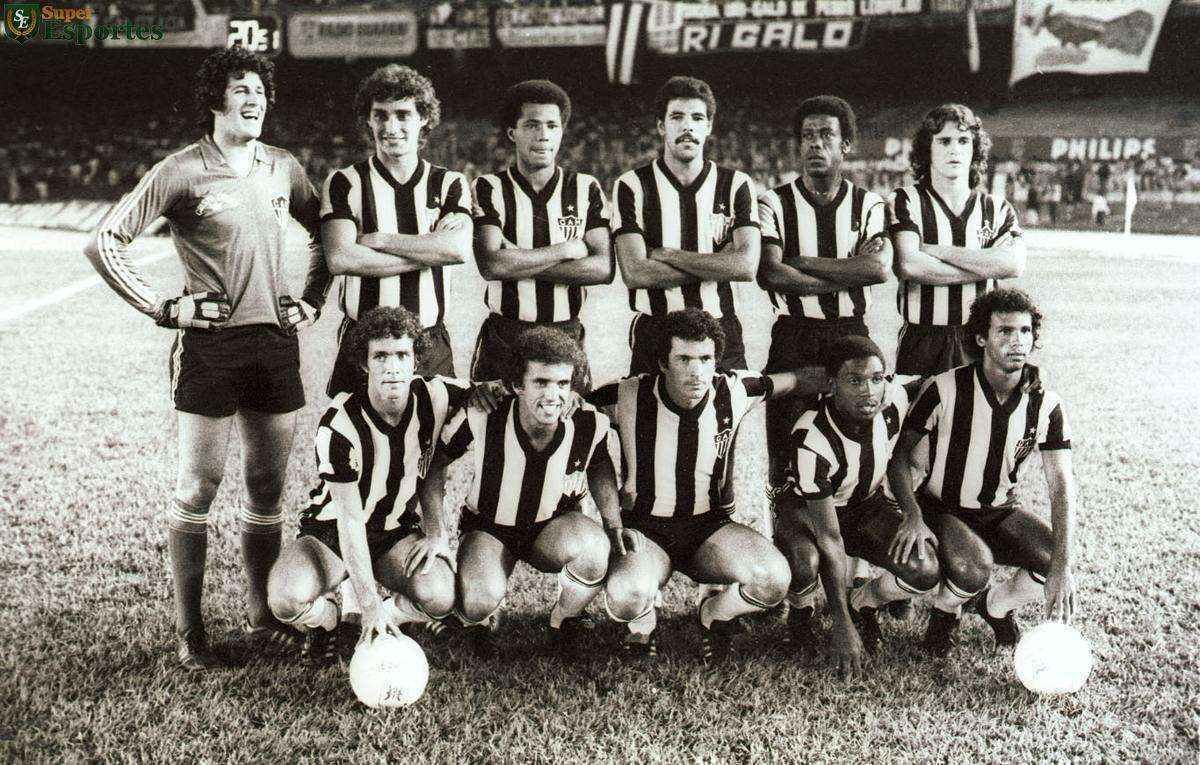 Time do Atlético campeão mineiro de 1979. Time jogou com João Leite, Alves, Osmar Guarnelli, Luisinho, Silvestre, Serginho, Toninho Cerezo, Geraldo (Heleno), Paulo Isidoro, Rômulo, Ricardo (Adriano) Técnico: Procópio Cardoso