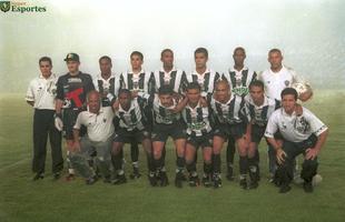 Atlético campeão da Conmebol de 1997: Taffarel; Bruno, Roberto, Hernani, Sandro Barbosa, Neguete; Almir, Valdir, Jorginho, Dedé; e Marques