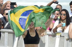 Fotos do treino aberto do UFC 190 em praia do Rio de Janeiro - Bethe 'Pitbull' Correia
