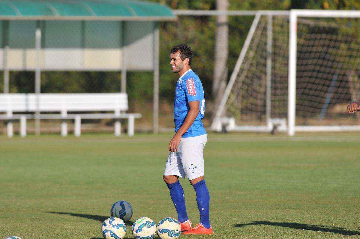 Imagens do treino do Cruzeiro nesta quinta-feira na Toca da Raposa II