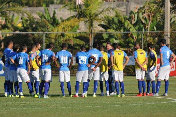 Imagens do treino do Cruzeiro nesta quinta-feira na Toca da Raposa II