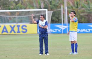 Imagens do treino do Cruzeiro, nesta sexta-feira, na Toca da Raposa II