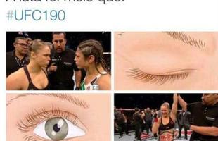 Vitria de Ronda Rousey sobre Bethe Pitbull virou piada nas redes sociais