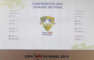 CBF sorteou nesta tera-feira, em sua sede, no Rio de Janeiro, os confrontos das oitavas de final da Copa do Brasil
