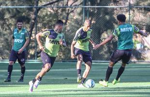 Imagens do treino do Atltico nesta tera-feira, na Cidade do Galo