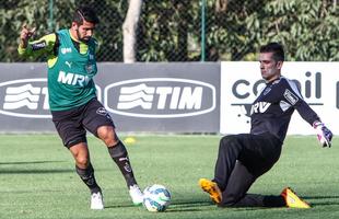 Imagens do treino do Atltico nesta tera-feira, na Cidade do Galo