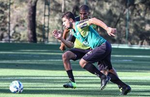 Imagens do treino do Atltico nesta tera-feira, na Cidade do Galo