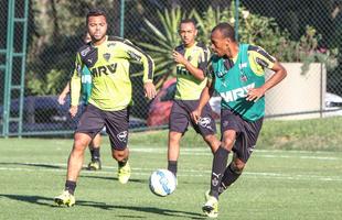 Imagens do treino do Atltico nesta tera-feira, na Cidade do Galo