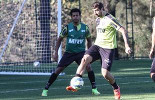 Imagens do treino do Atltico nesta tera-feira, na Cidade do Galo