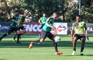 Imagens do treino do Atltico nesta tera-feira, na Cidade do Galo