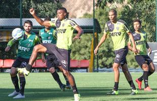 Imagens do treino do Atltico nesta tera-feira, na Cidade do Galo