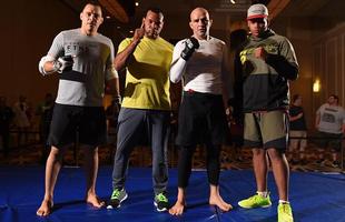 Imagens do treino aberto do UFC Fight Night 73 em Nashville (EUA) - Glover Teixeira e equipe