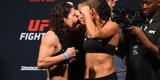 Imagens da pesagem do UFC Fight Night 73 em Nashville - Sara McMann e Amanda Nunes