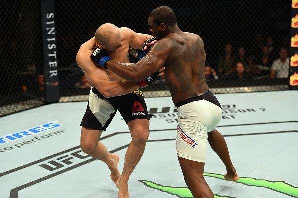 Imagens da vitria de Glover Teixeira sobre Ovince Saint Preux no UFC em Nashville