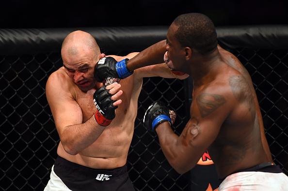 Imagens da vitria de Glover Teixeira sobre Ovince Saint Preux no UFC em Nashville