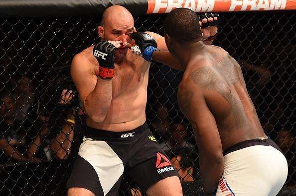 Imagens da vitria de Glover Teixeira sobre Ovince Saint Preux no UFC em Nashville