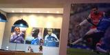 Bar do ex-cruzeirense Ramires em Joinville; local expe camisas do jogador e atrai muitos torcedores