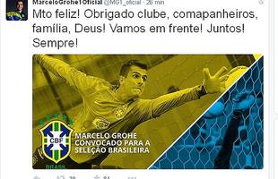 Confira as reaes de alguns jogadores e clubes depois da convocao da Seleo Brasileira